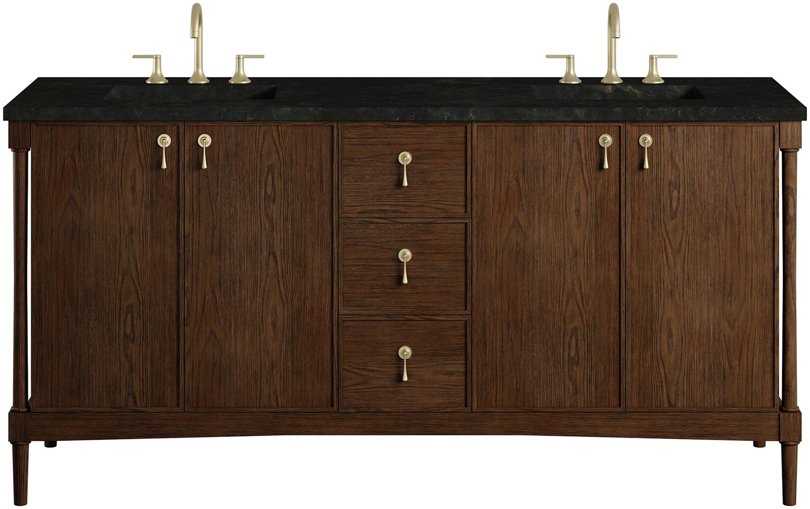 James Martin Vanities D680-V72-3PHT Kinnsden 72″ – Sable Oak