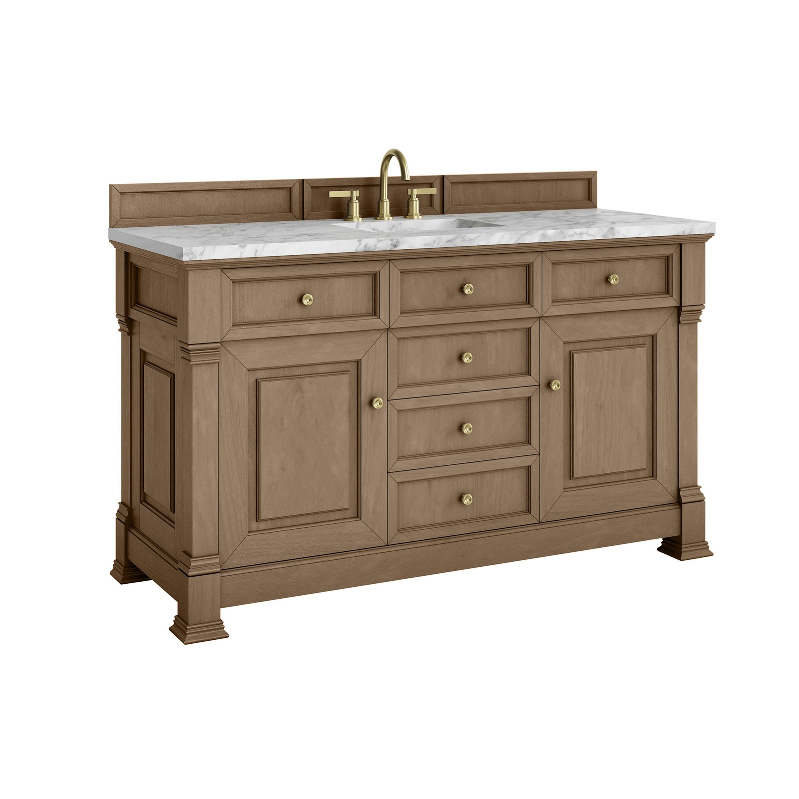James Martin Vanities 547-V60S-3CAR Brookfield 60″ – Wood