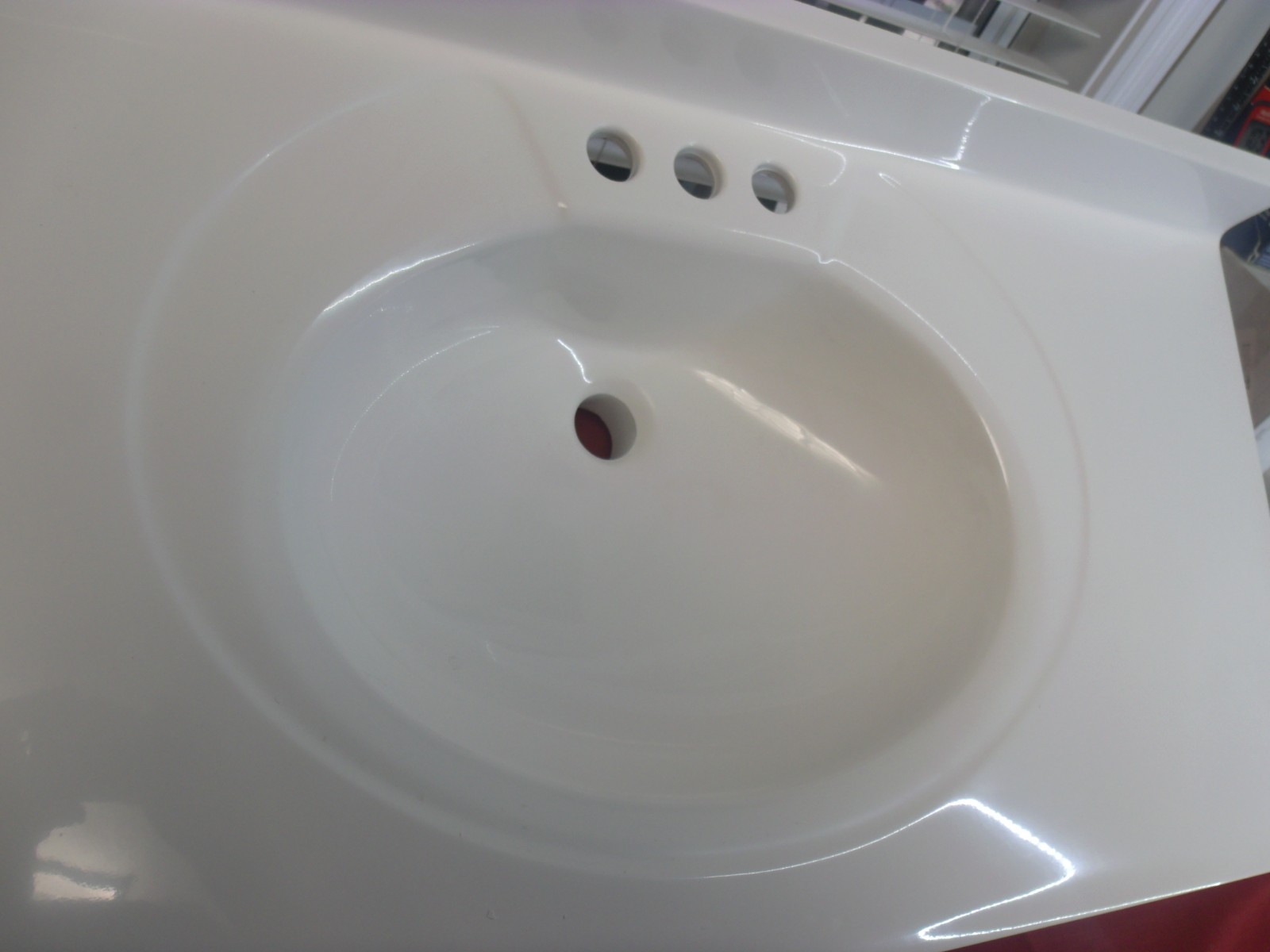 Newport 37″ X 19″. AB Engineered Composite Vanity Top in White