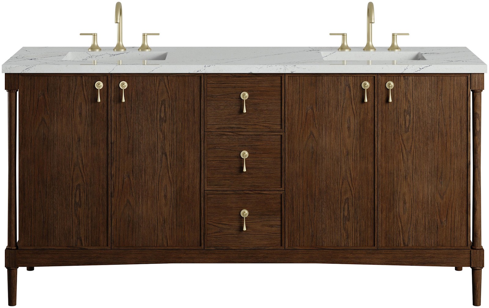 James Martin Vanities D680-V72-FENC Kinnsden 72″ – Sable Oak