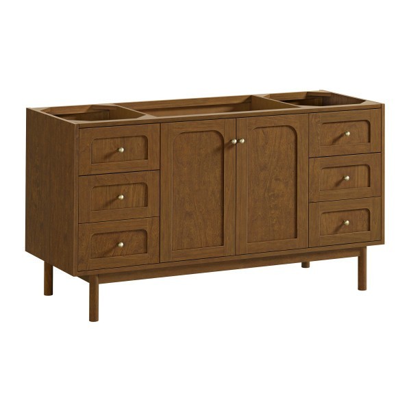 60″ James Martin Laurent 545-V60S-HNO Single Vanity Cabinet Honey Oak