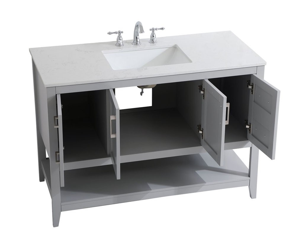 Elegant Lighting VF16048 Audy 48″ – Grey