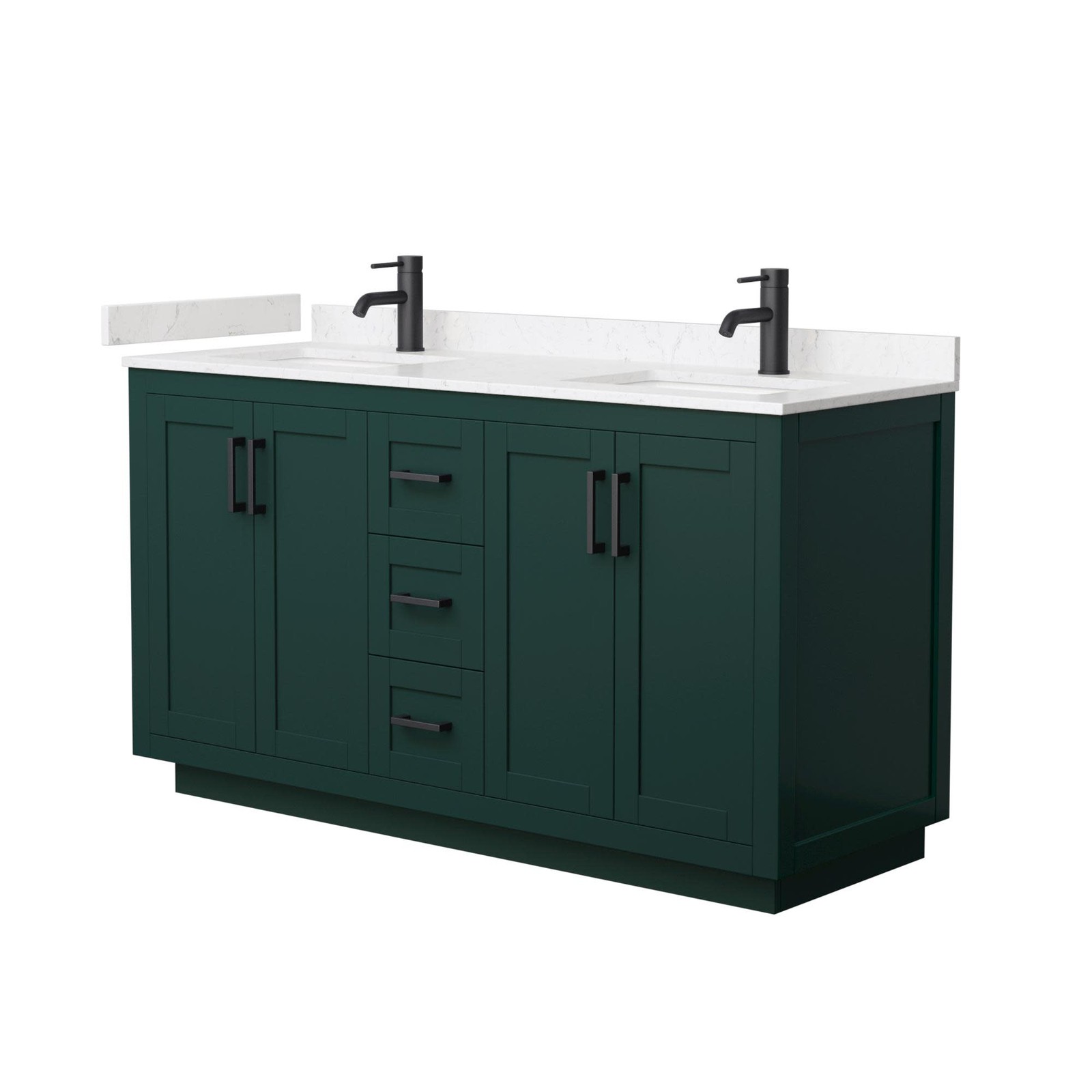 Wyndham Collection WCF2929-60D-VCA-MXX Miranda 60″ – Dark Gray / White Cultured