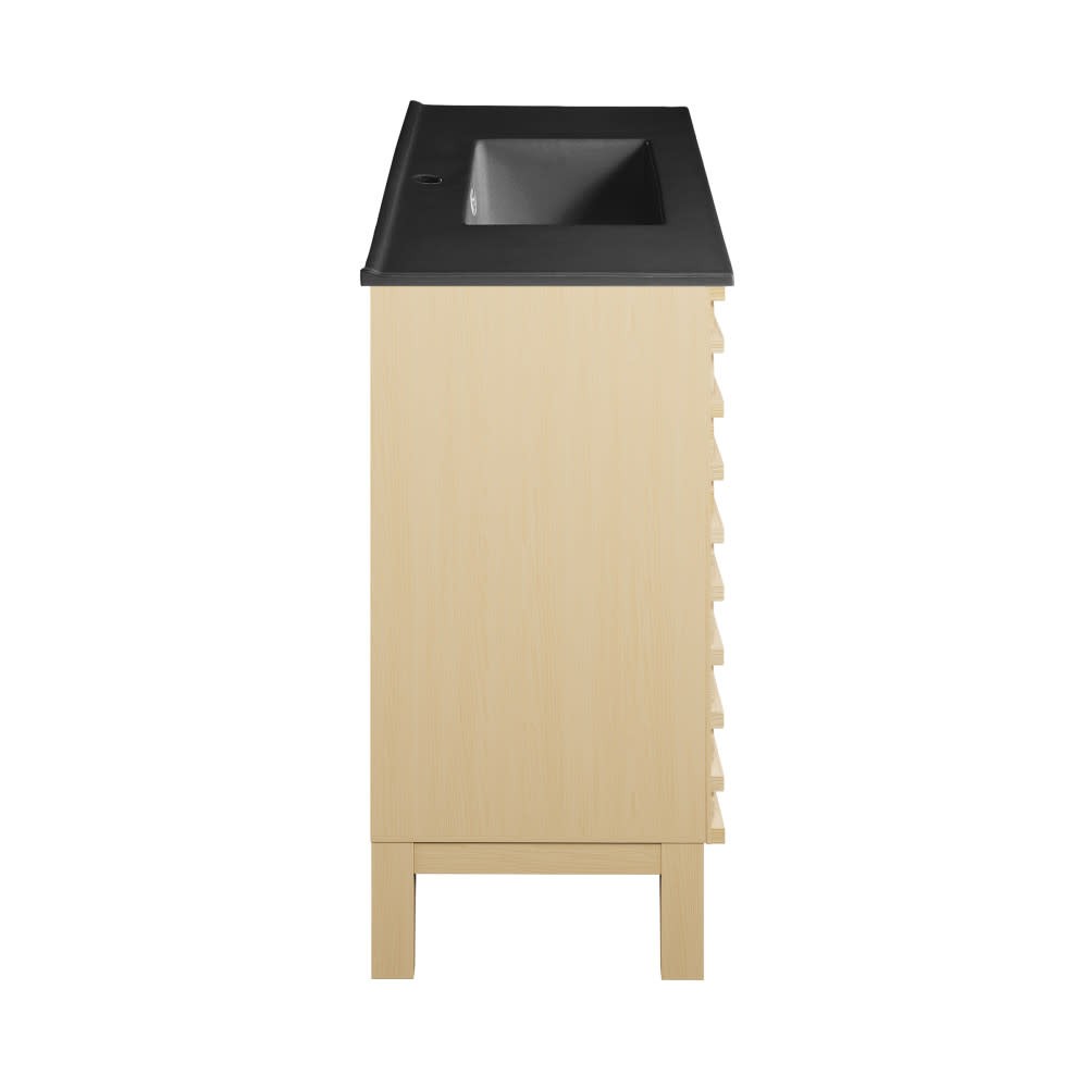 Swiss Madison SM-BV557MB Cascade 48″ – Natural Oak / Matte Black
