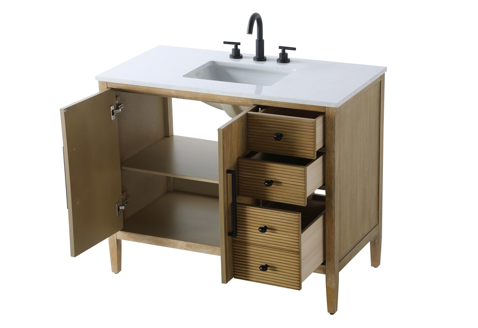 Elegant Lighting VF29642 Blakely 42″ – Hazel Oak