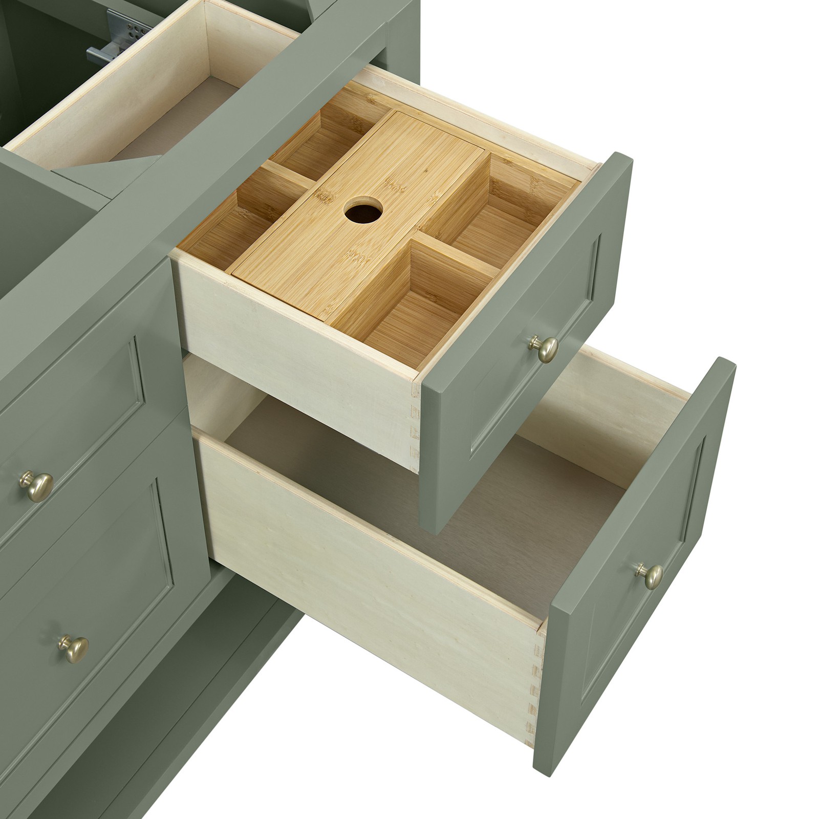 James Martin Vanities 330-V60S-3PHT Breckenridge 60″ – Smokey Celadon