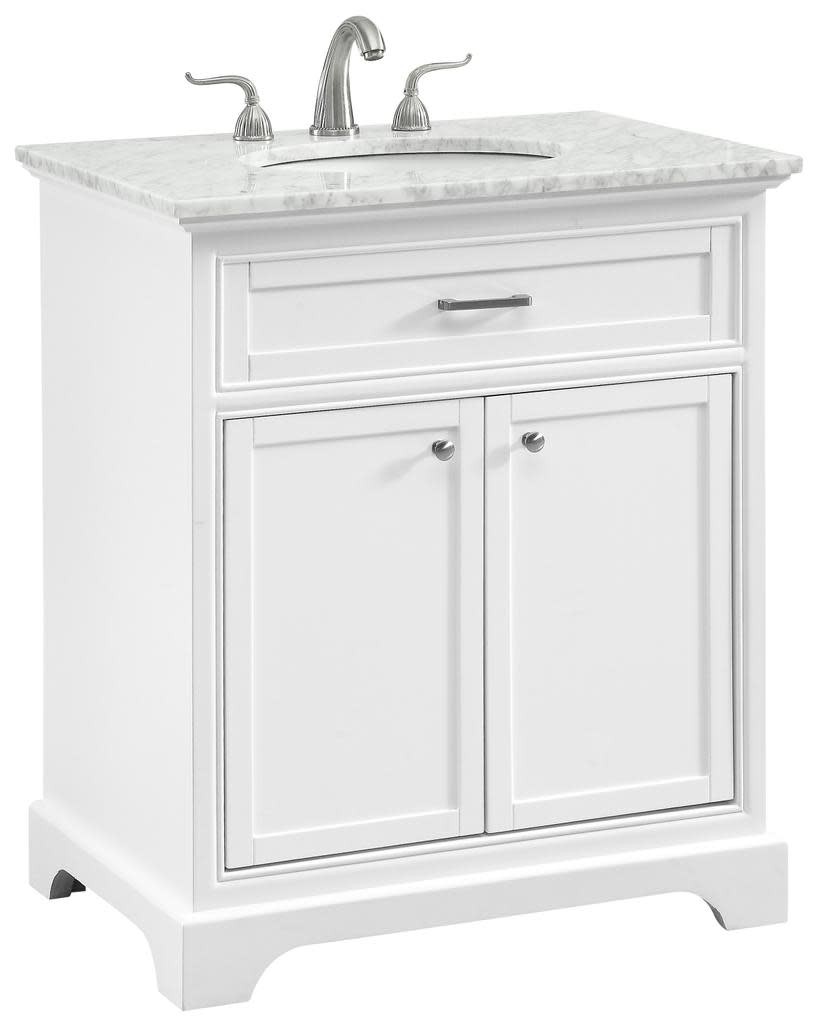Elegant Lighting VF15030WH Americana 30″ – White