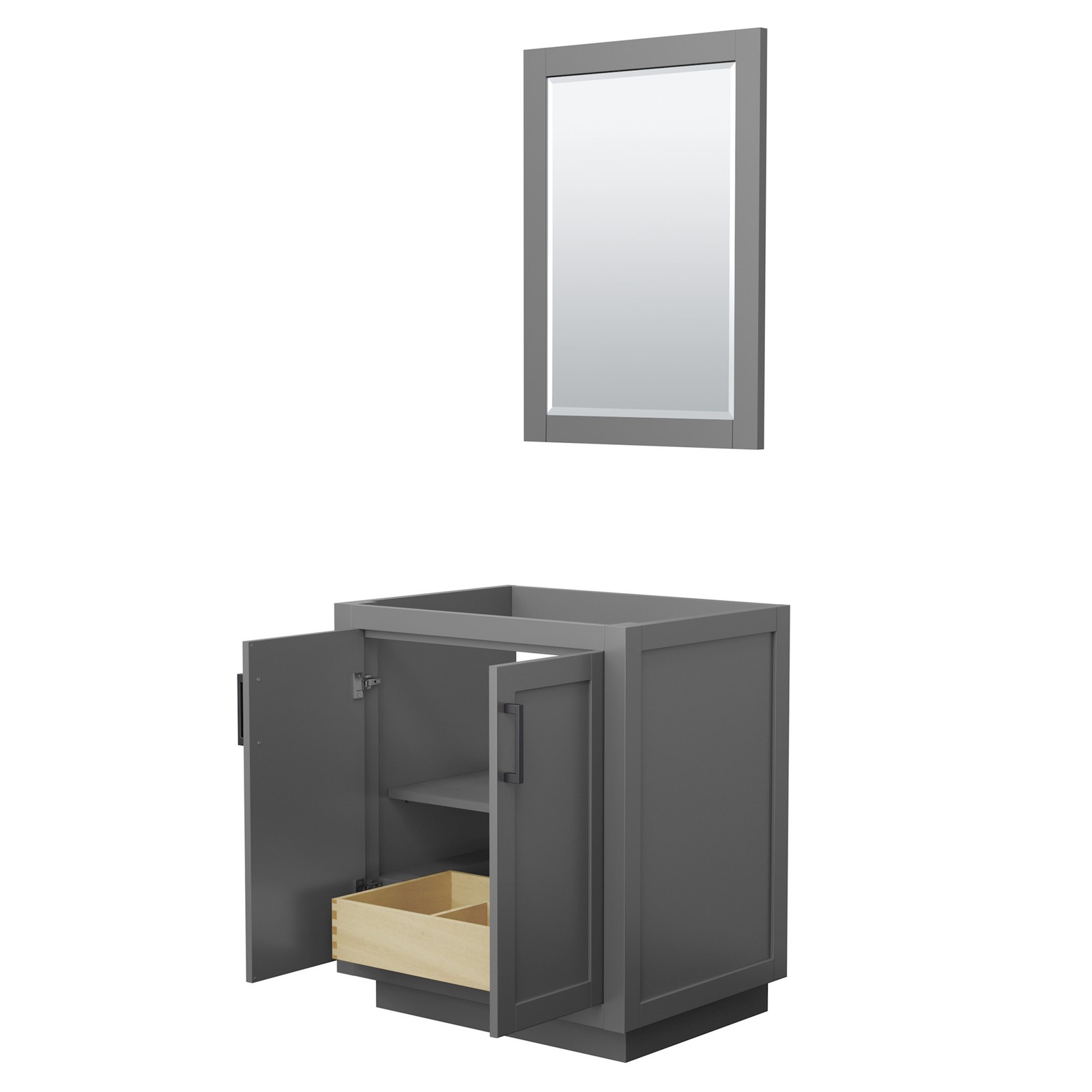 Wyndham Collection WCF2929-30S-CX-M24 Miranda 30″ Single – White / Brushed Gold