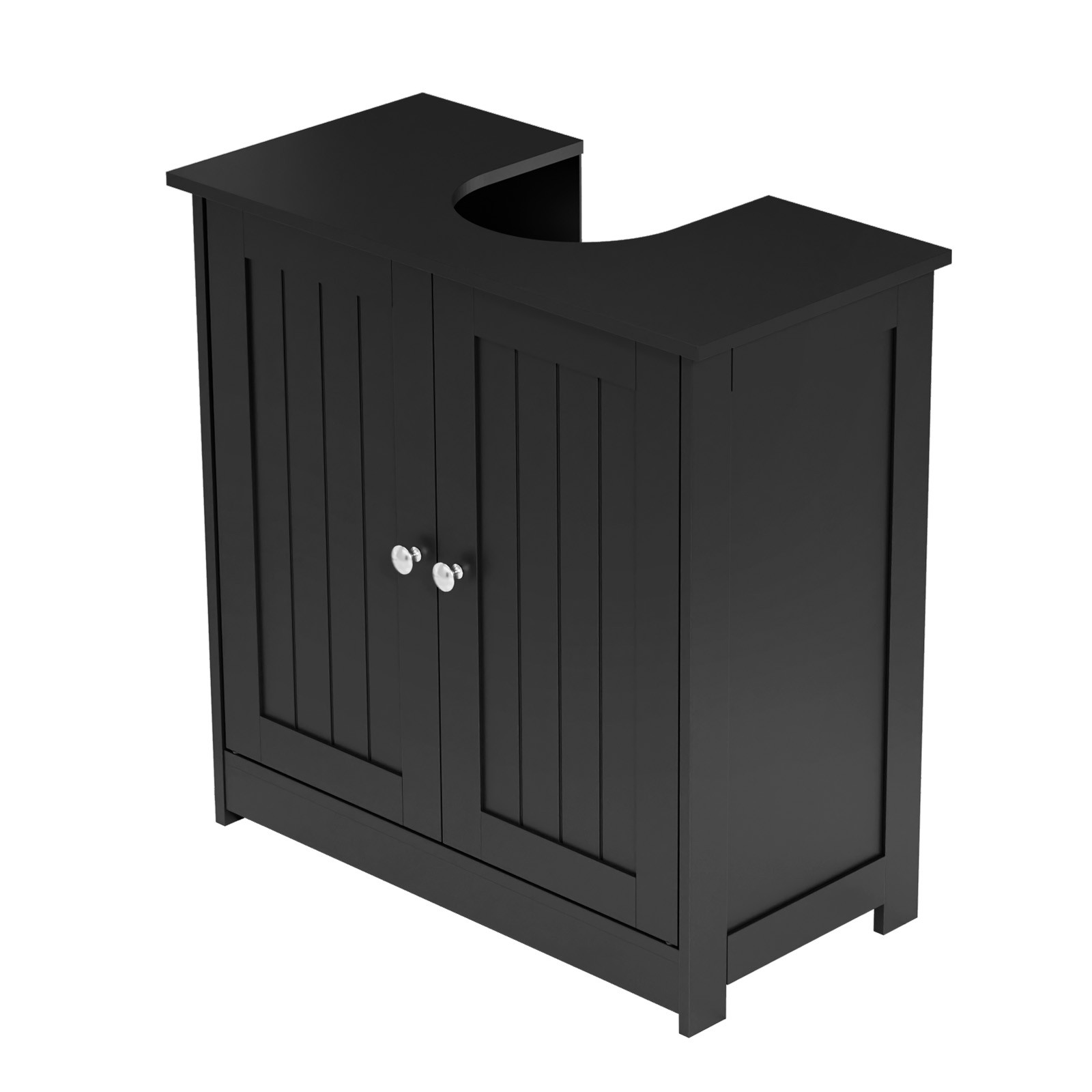 24″ Modern Bathroom Under Sink Vessel Sink Vanity Storage Cabinet w/ 2 Shelf