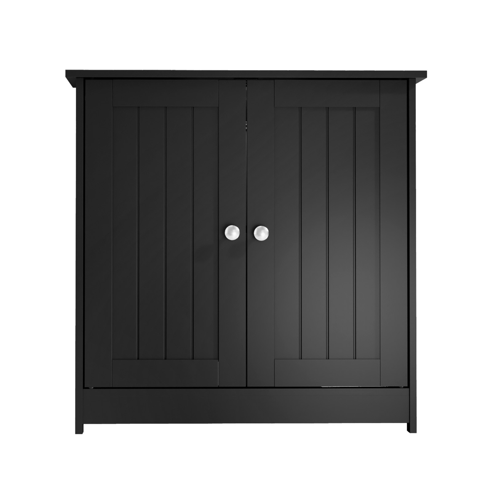 24″ Pedestal Under Sink Storage Bathroom Vanity with 2 Doors Bathroom Cabinet