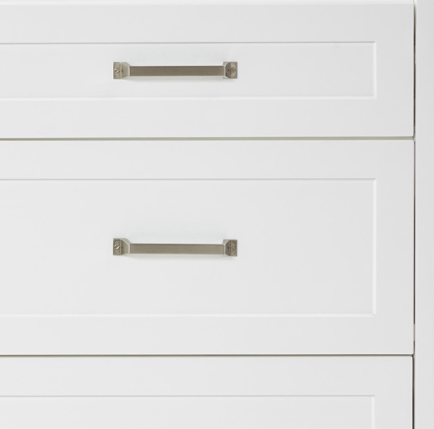 Ariel B61DCWRVO Monroe 61″ – Grey / Italian Carrara Marble Top / Brushed Nickel