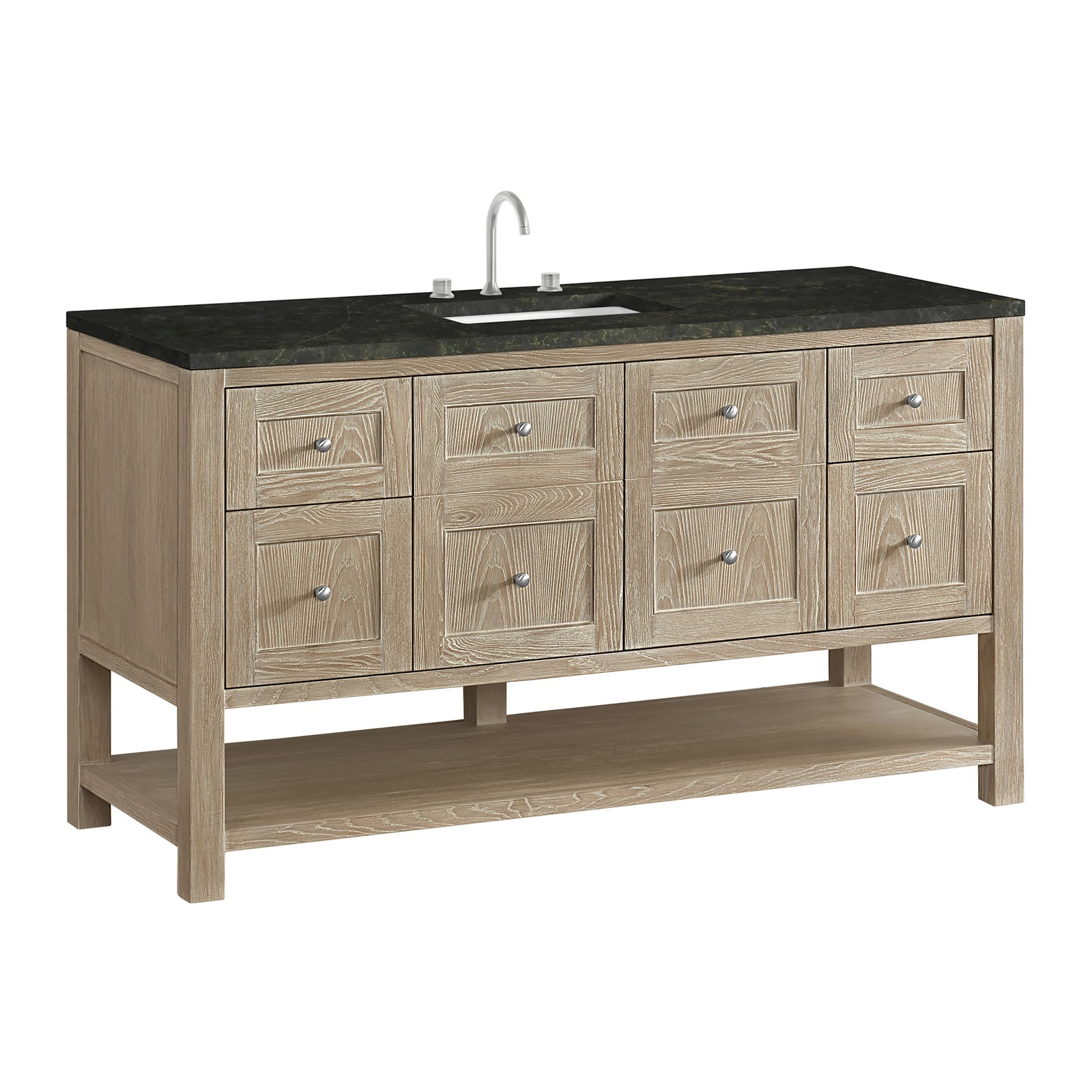 James Martin Vanities 330-V60S-3PHT Breckenridge 60″ – Smokey Celadon