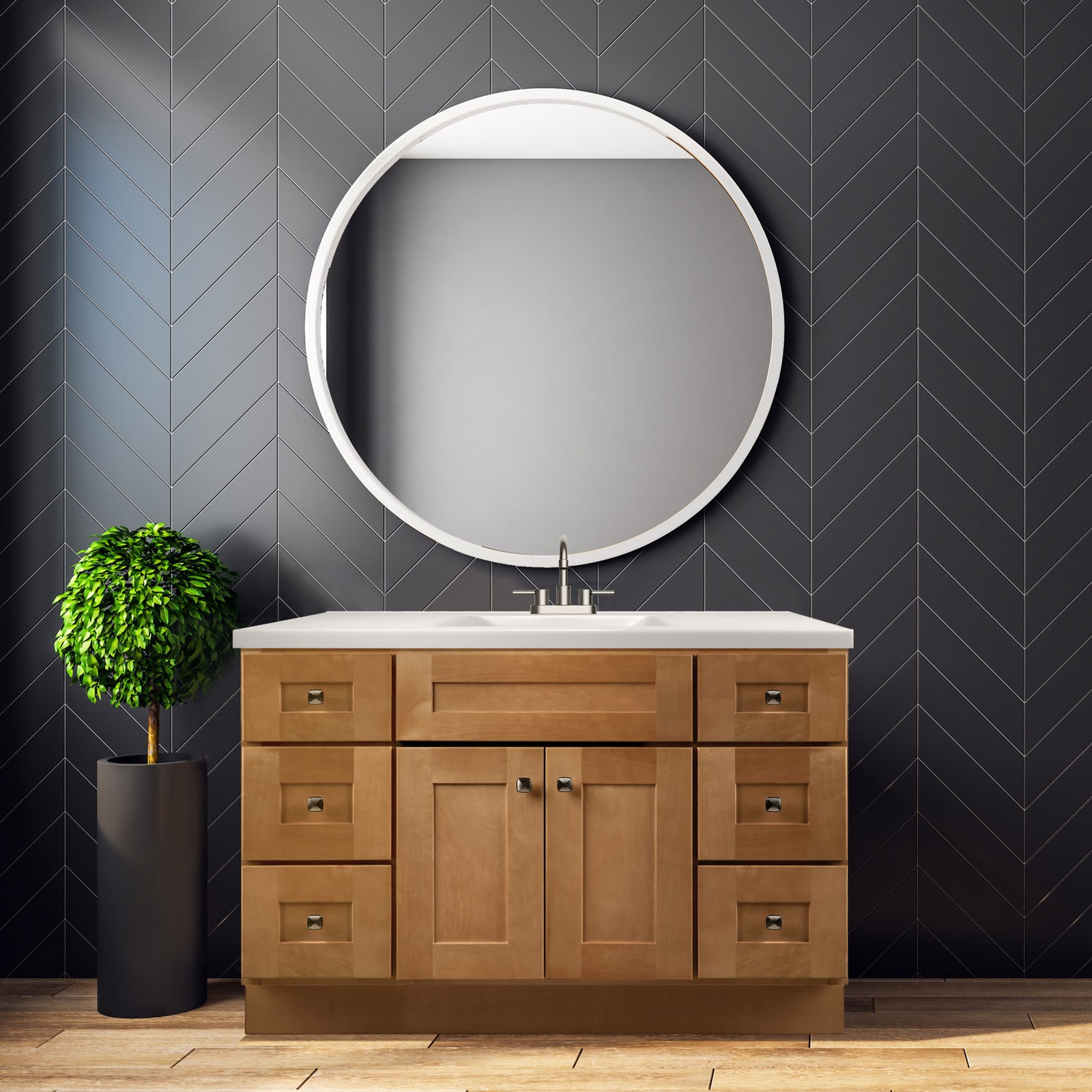 Design House 215780 Brookings 48″ Single – Modern Birch