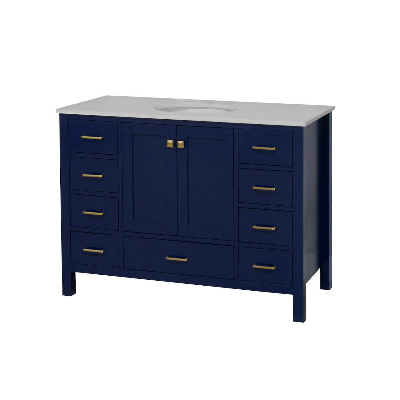 Horizon 48-inch Vanity with Engineered White Top