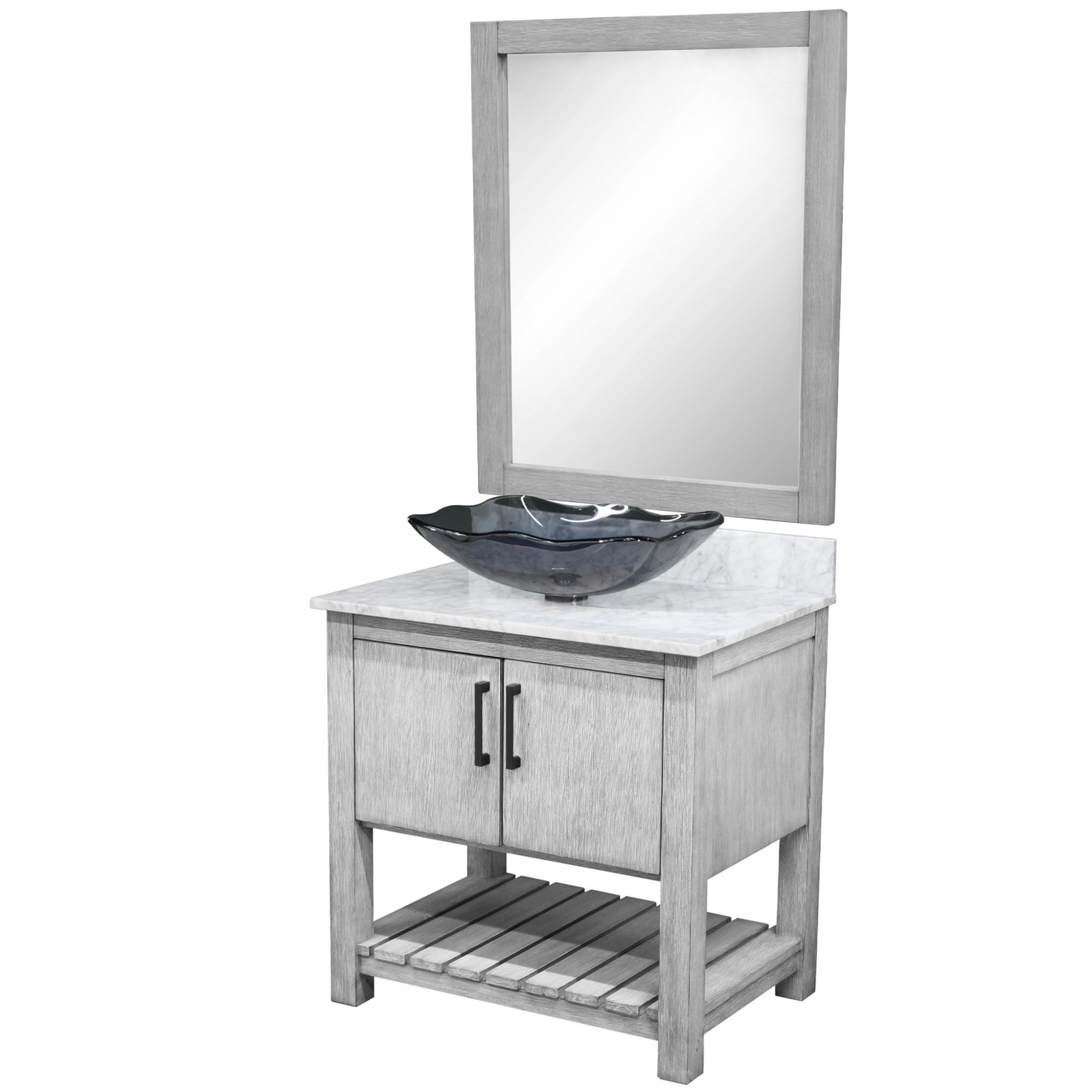 Miseno MV-30SG-NOBV-280-317G-MIR 30″ – Stonewash Grey / Storm Grey Top / Matte