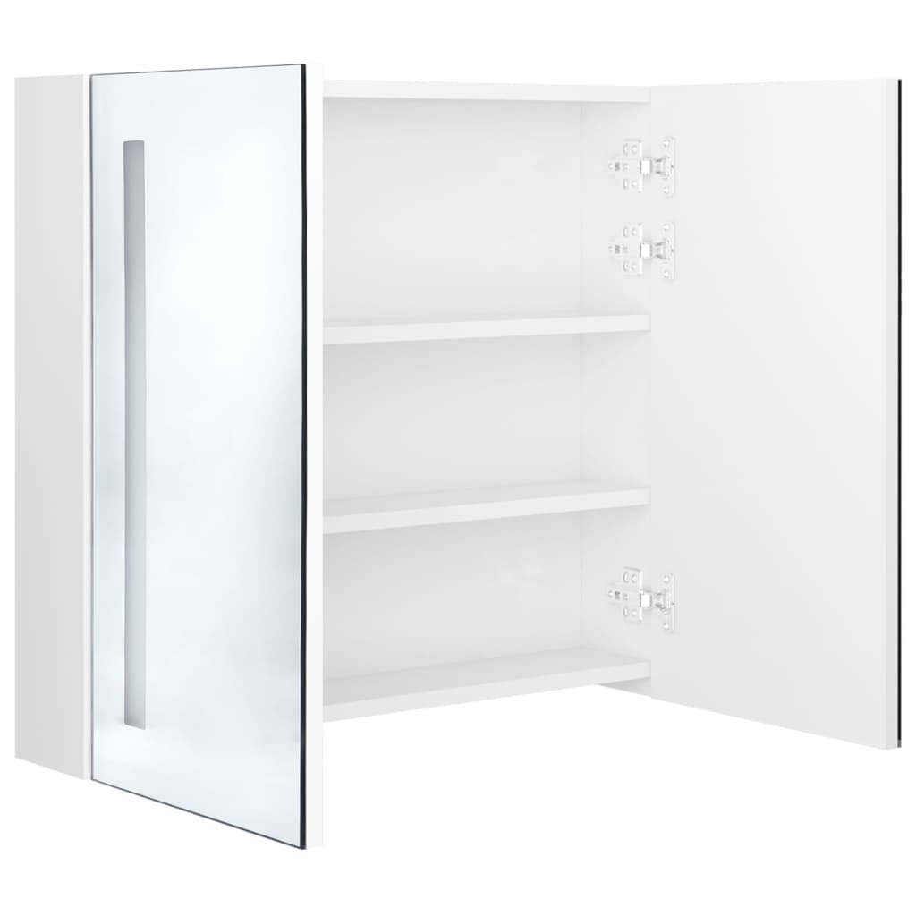 LED Bathroom Mirror Cabinet Shining White 24.4″x5.5″x23.6″