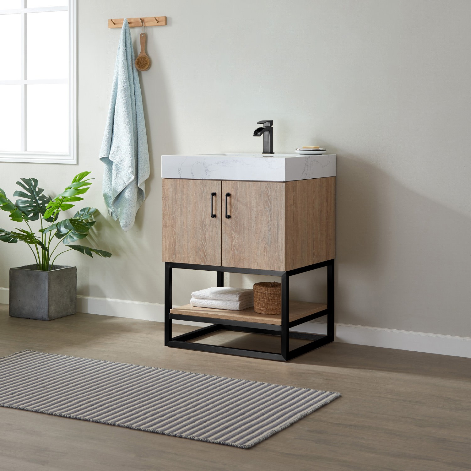 Miseno MV789024B-NM Alistair 24″ – North American Oak