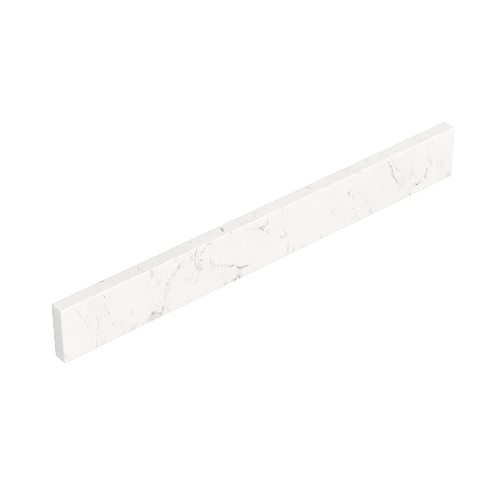 Wyndham Collection WCFVCA124BS 24″ L x 3″ H Backsplash – Carrara Cultured Marble