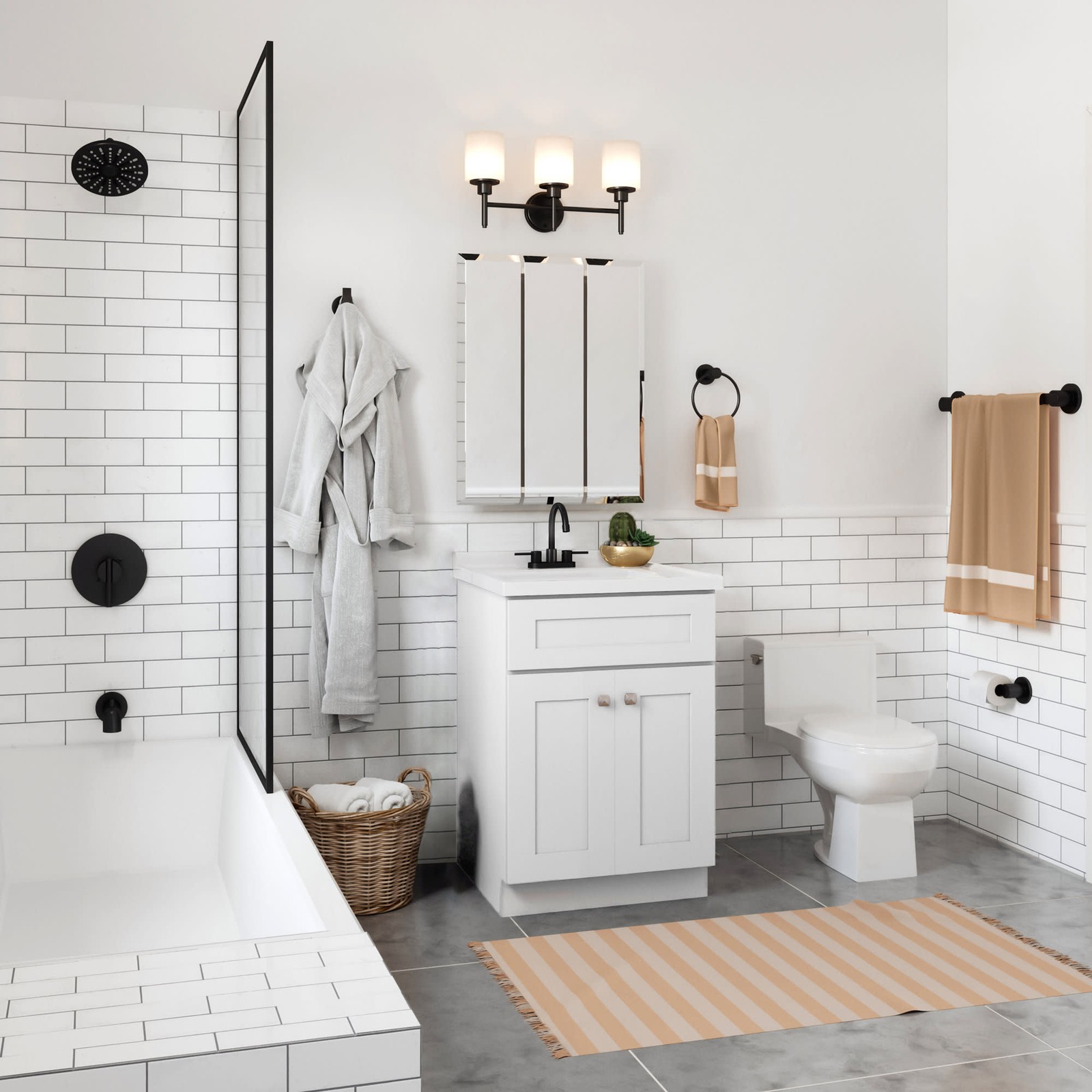 Design House 215624 Brookings 24″ – White