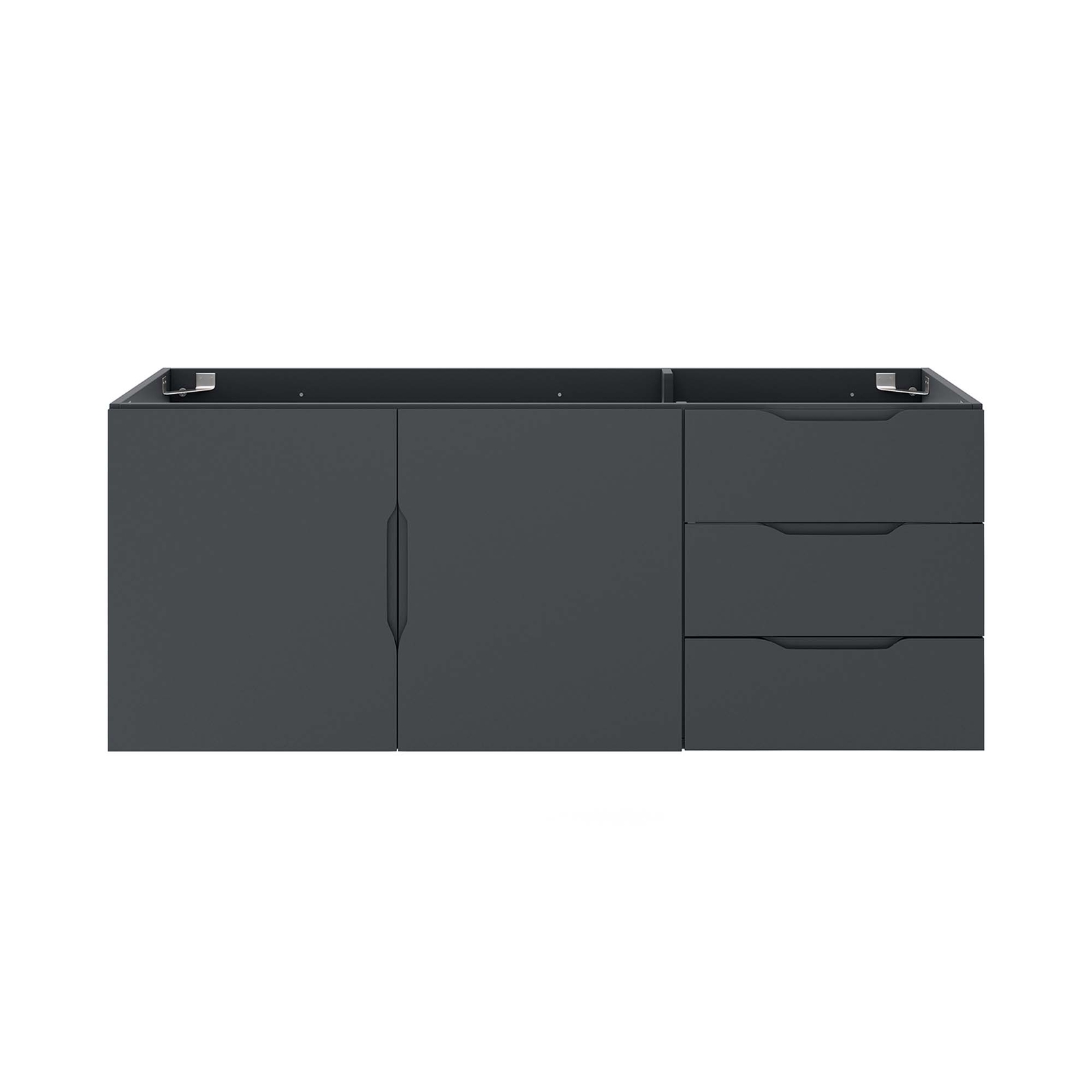 Vitality 48″ Double or Single Sink (Not Included)Bathroom Vanity Cabinet in Gray