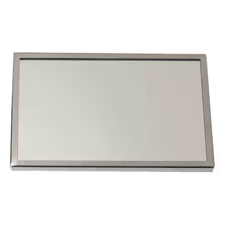 See All Industries Al1218g 18 In “H X 12 In “W, Framed Mirror, Aluminum