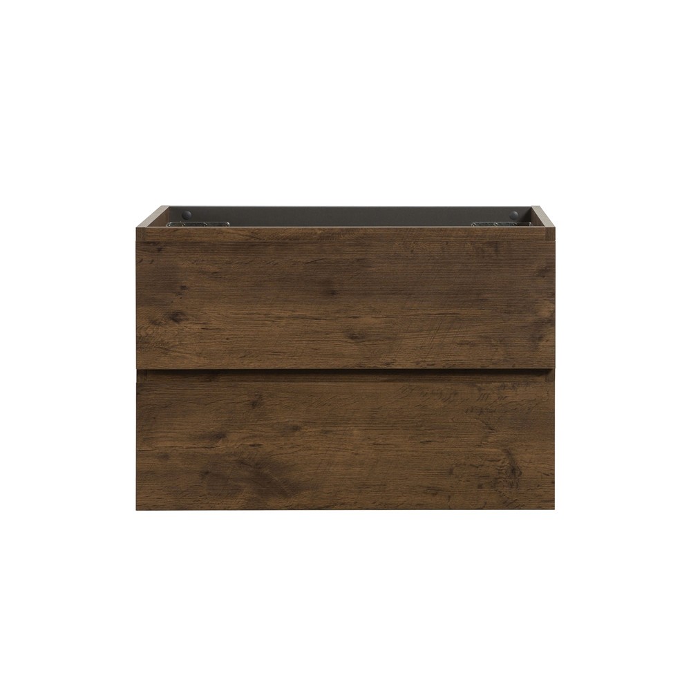24″ 30″ 36″ Wall Mounted Bathroom Vanity, Floating Cabinet, 2 Drawers, Base Only