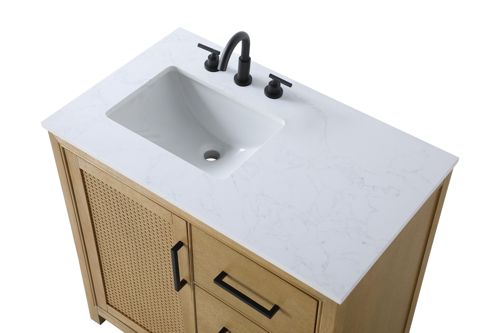 Elegant Lighting VF29536 Alina 36″ – Hazel Oak