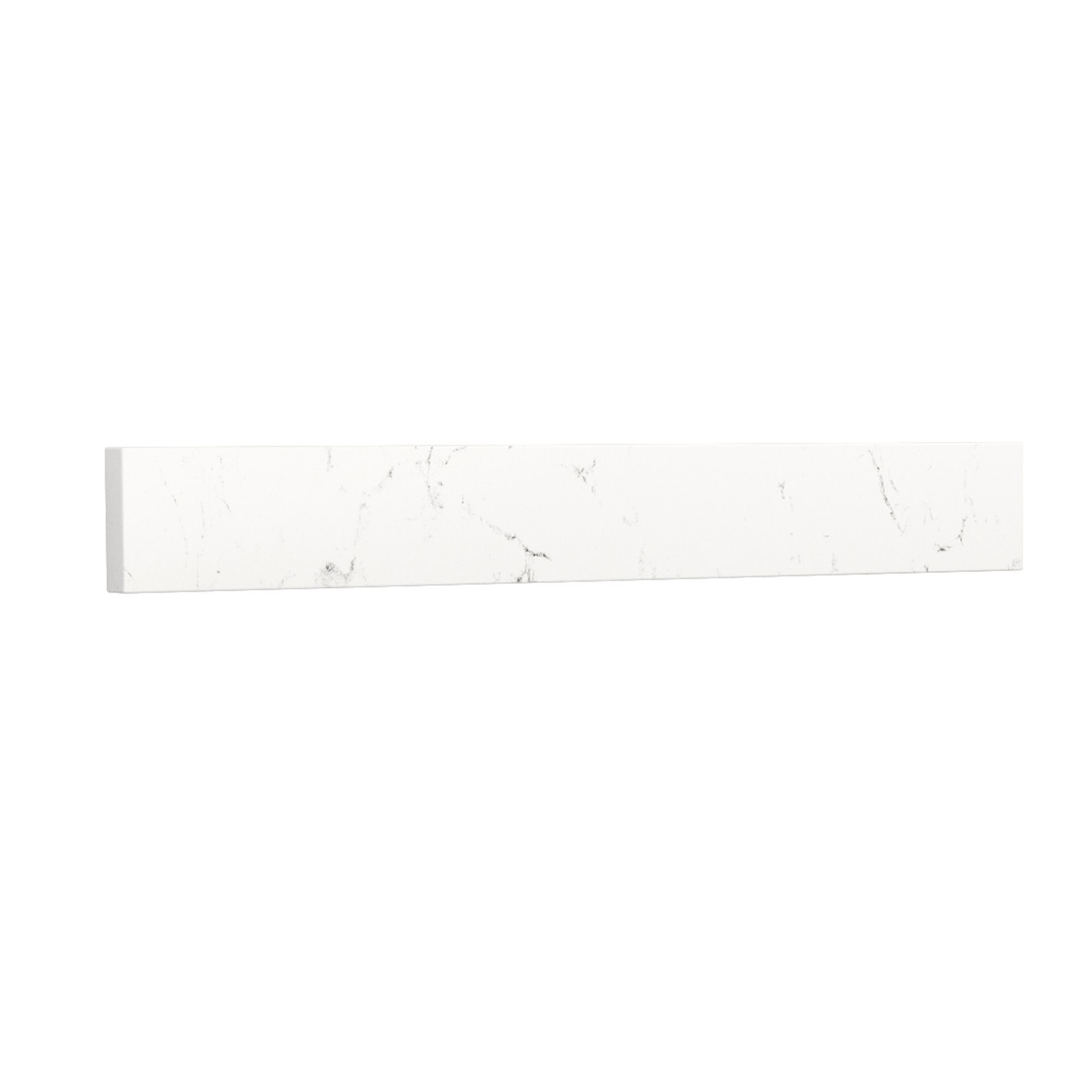 Wyndham Collection WCFVCA124BS 24″ L x 3″ H Backsplash – Carrara Cultured Marble