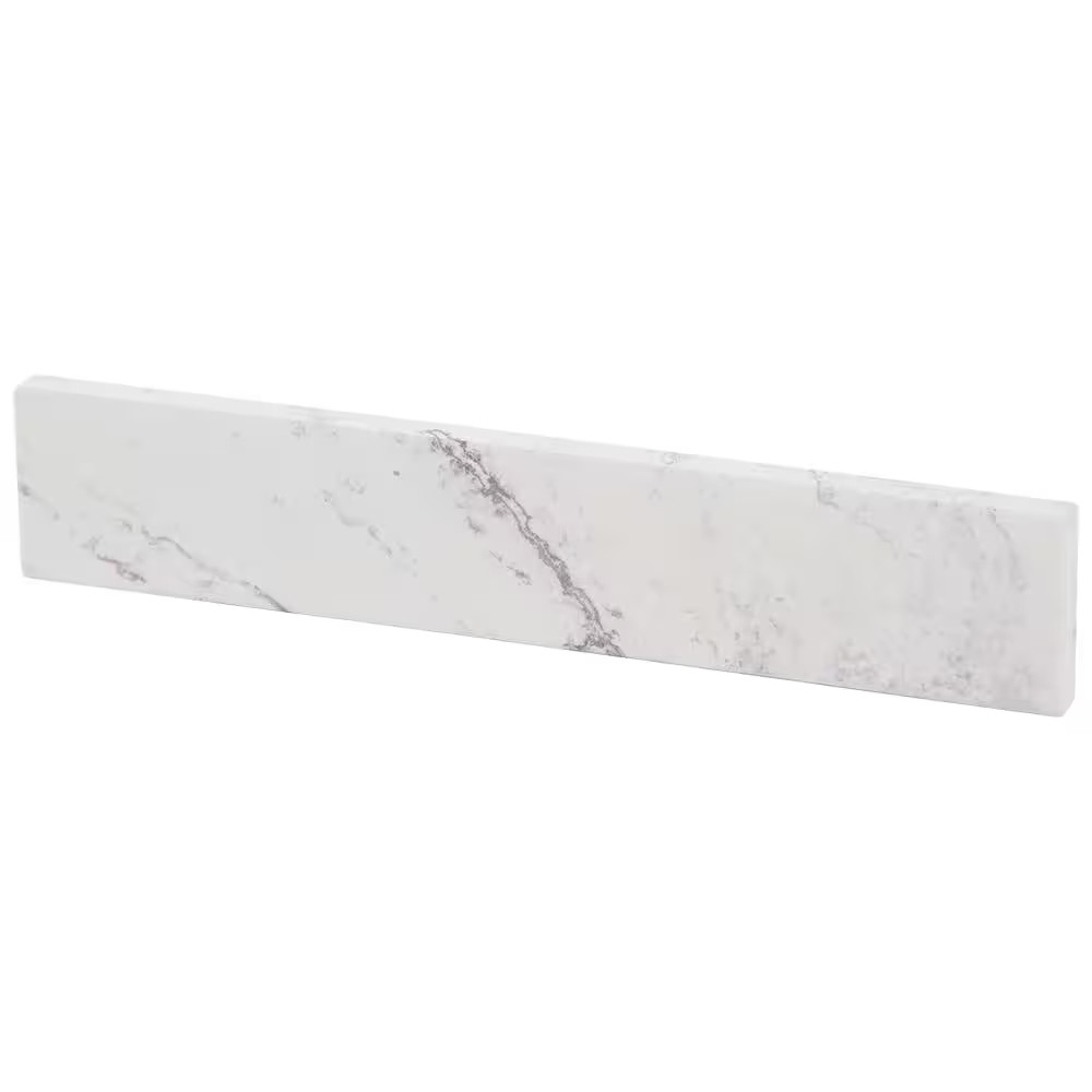 18 In. W Cultured Marble Vanity Sidesplash in Lunar Free Shipping New