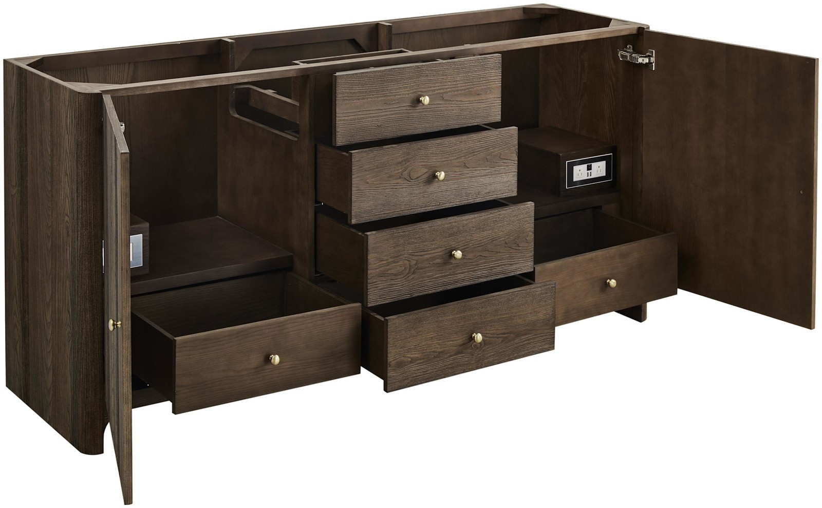 James Martin Vanities D125-V72-3VSL Gracyn 72″ – Sable