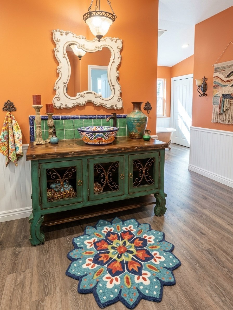 Esteban Rustic Bathroom Vanity