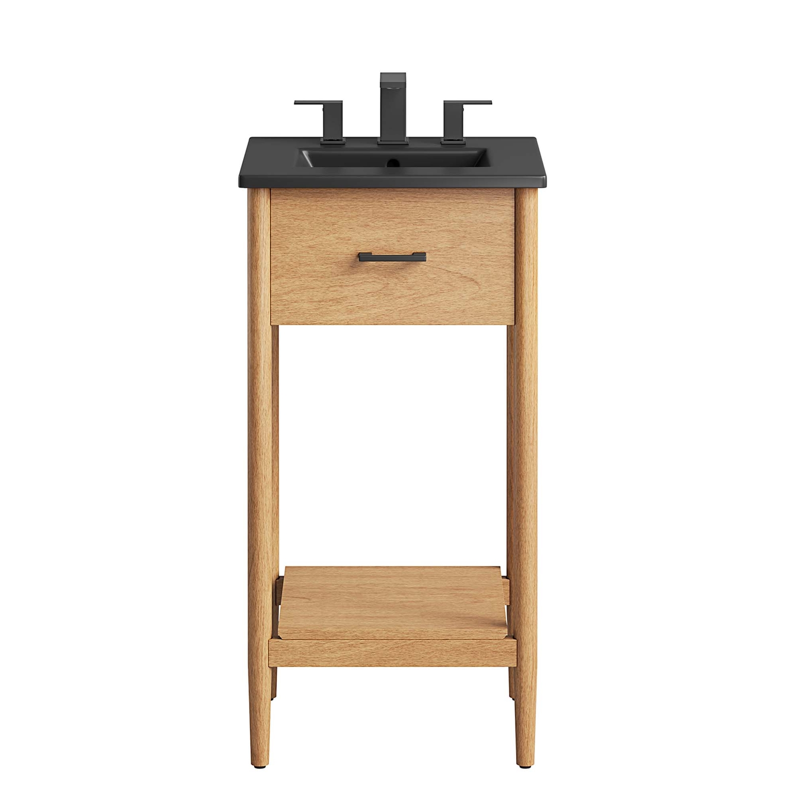 Zaire 18″ Bathroom Vanity in Natural Black