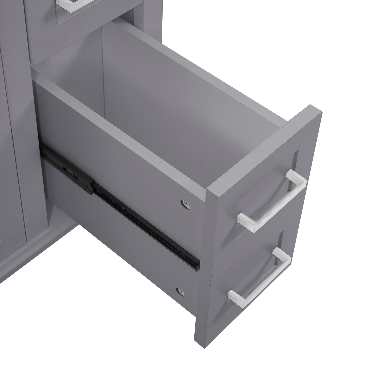 30″ Bathroom Vanity w/Ceramic Sink, Modern Storage Cabinet w/Soft-Close Doors