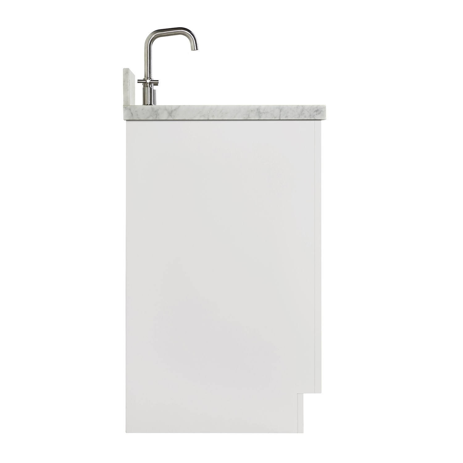 Ariel P49CWRVO Milan 49″ – Warm White / Italian Carrara Marble Top / Brushed