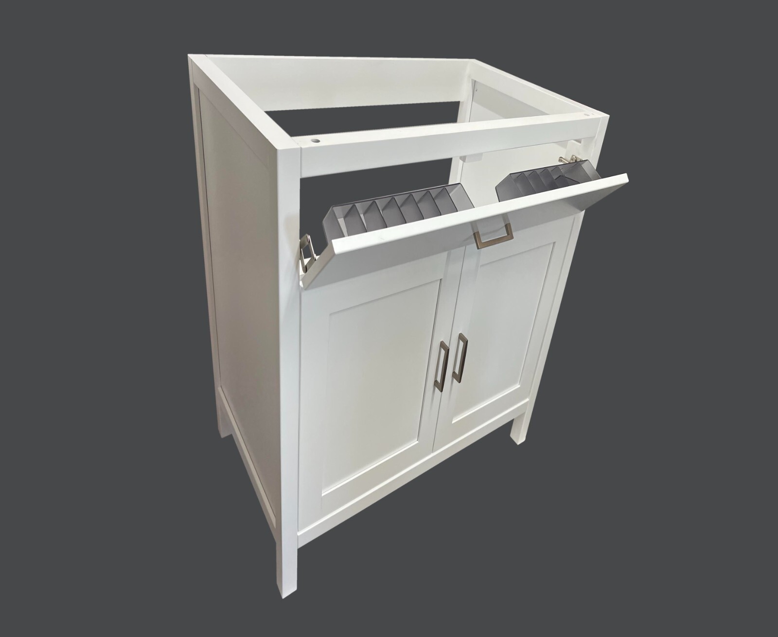 24″ White Shaker Single-sink Bathroom Vanity Base Cabinet NE-V2421-WH