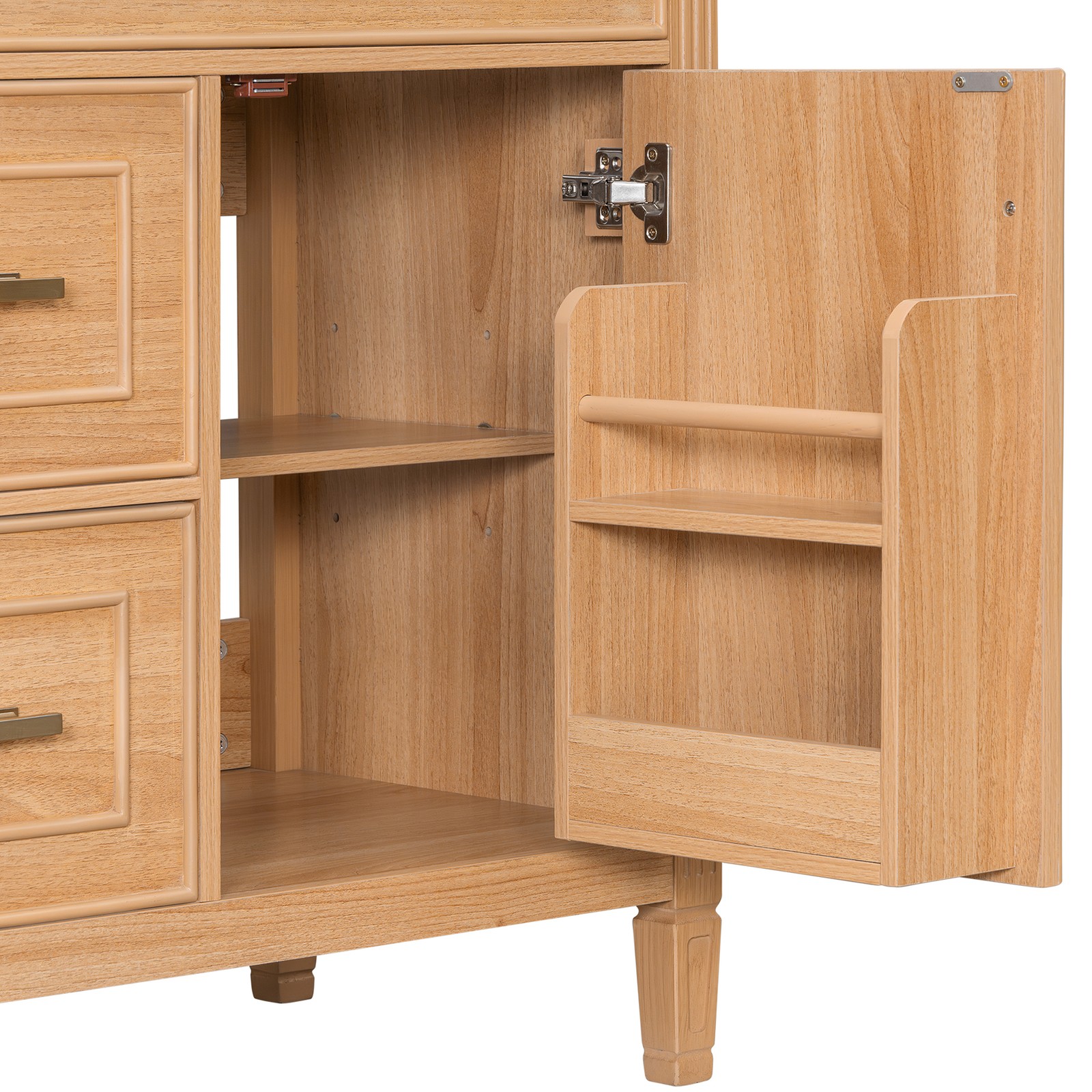 30″ Bathroom Vanity with Sink, Cabinet, Drawers, Solid Wood & MDF