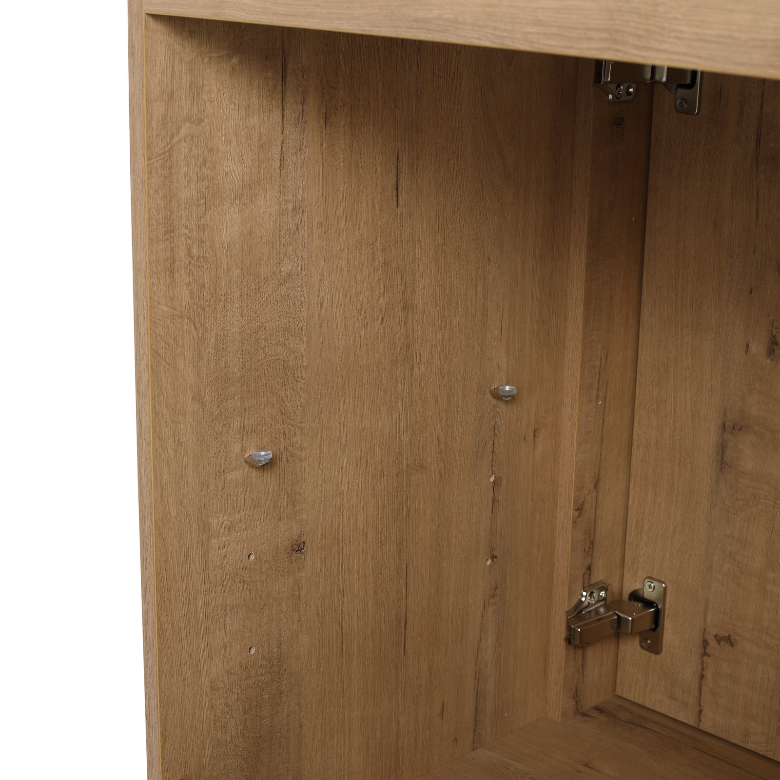 24″Plywood Freestanding Bathroom Vanity Cabinet W/2 Soft-Close Doors without Top