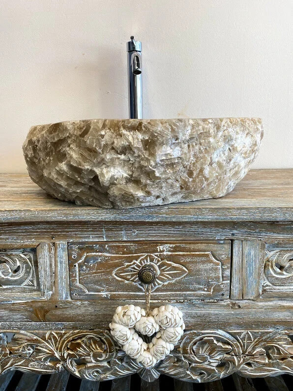 ONYX SINK, Tabletop Vanity Onyx Wash Basin, Balinese Onyx Marble Sinks