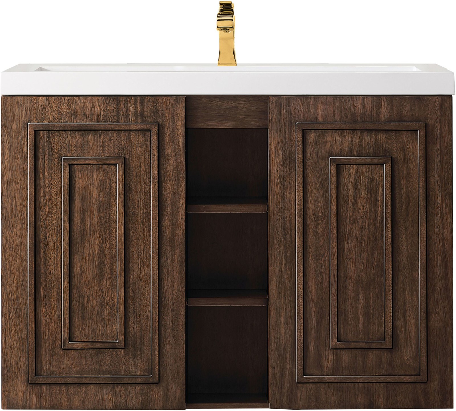 James Martin Vanities E110V39.5WG Alicante 40″ Wall Mounted – Mid Century Acacia