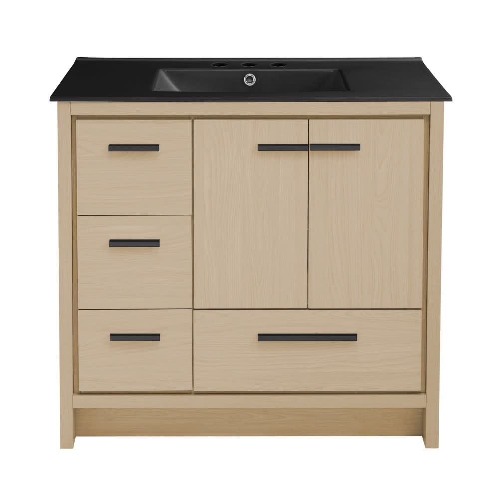 Swiss Madison SM-BV750-3 Virage 36″ – Natural Oak / Matte Black