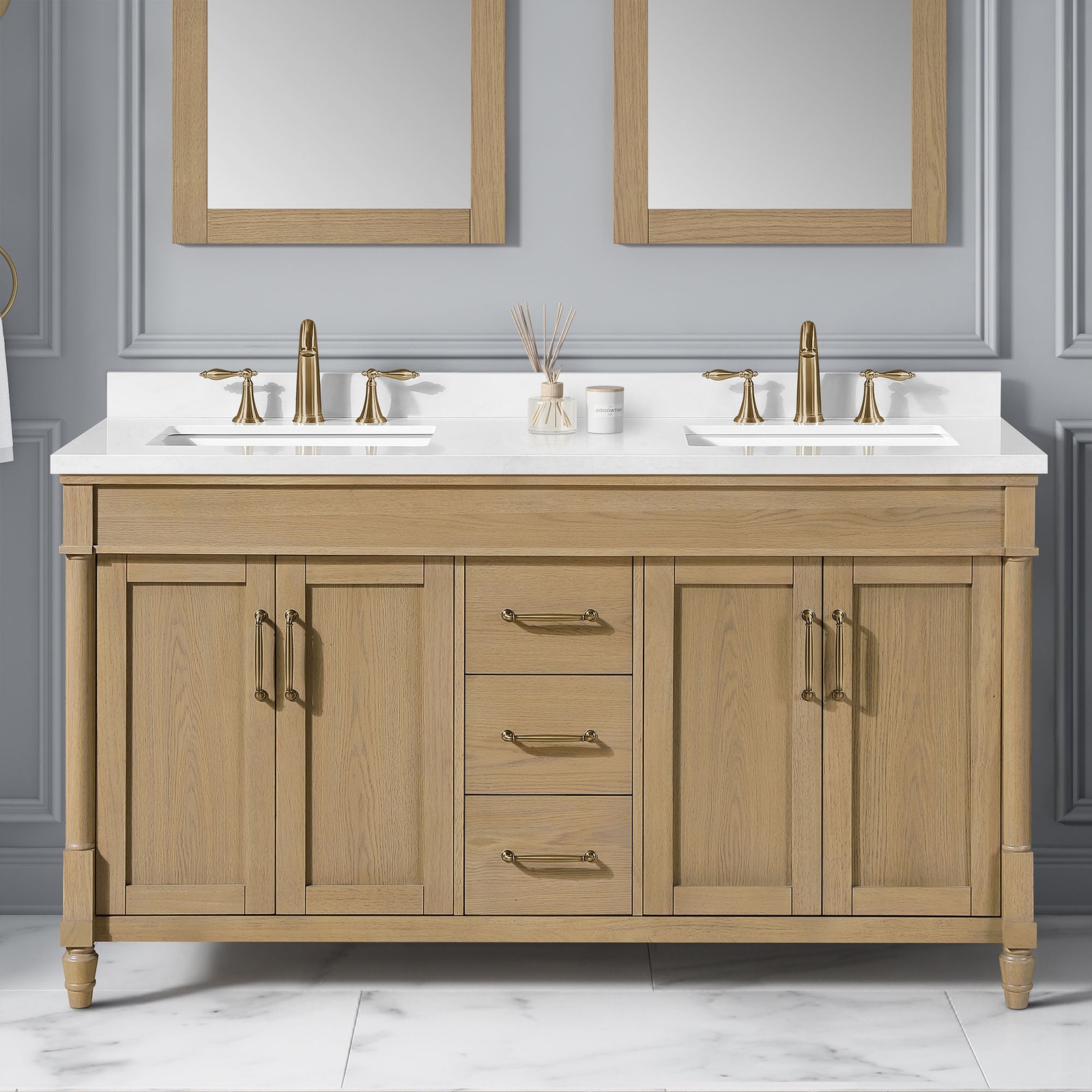 Ove Decors 15VVA-HIG260 Salisbury 60″ – Natural Birch