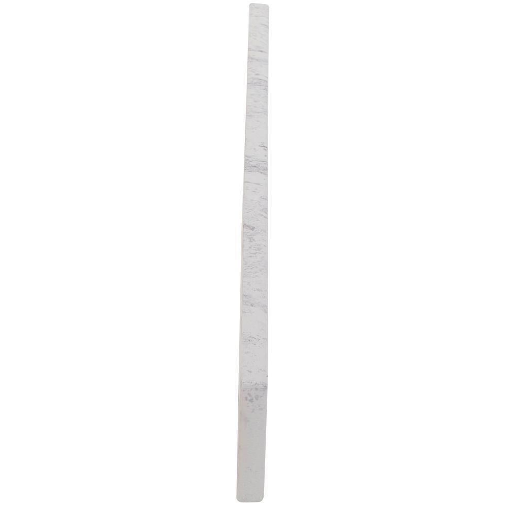 Home Decorators Collection 31 in. W Cultured Marble Vanity Backsplash in Lunar