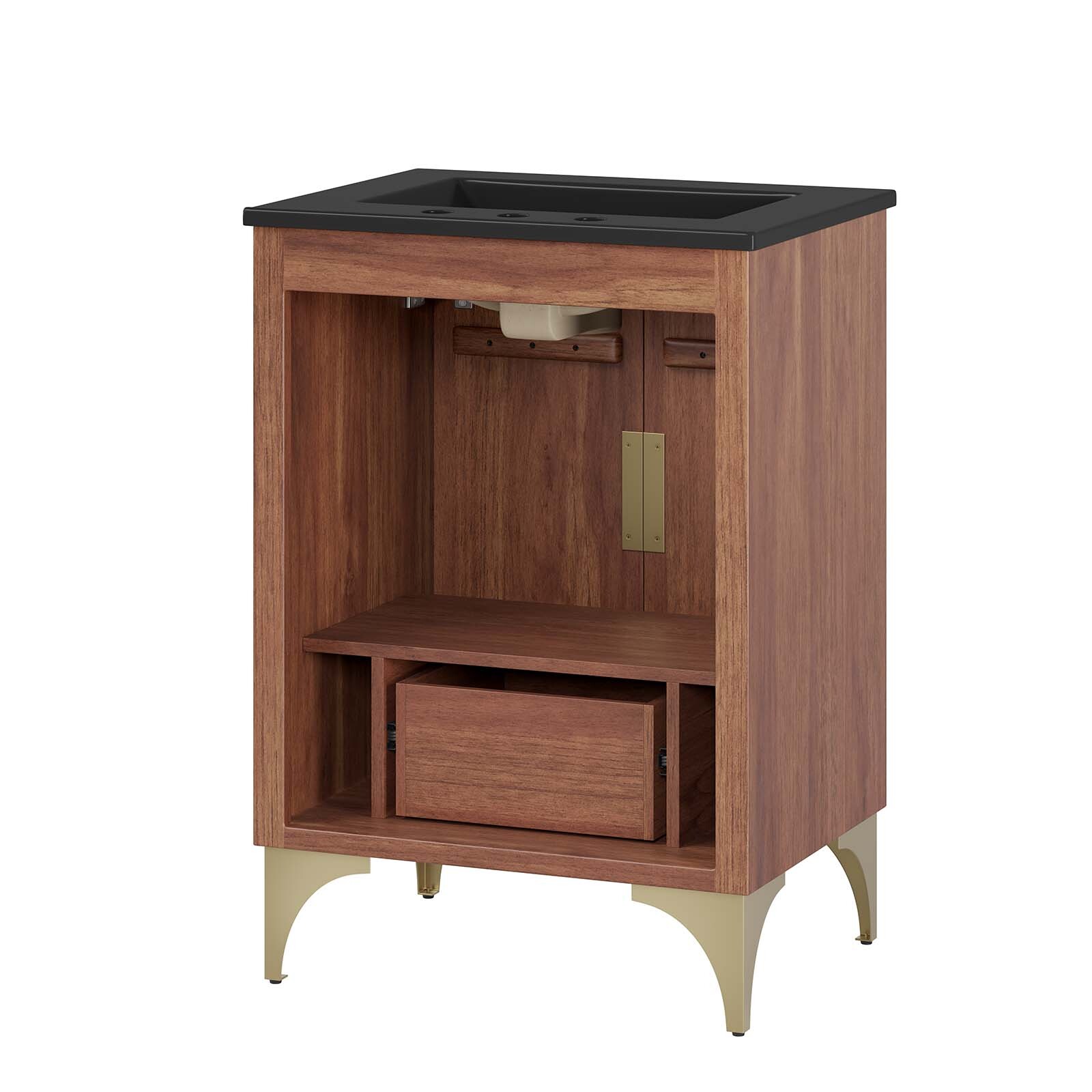 Modway Daylight 24″ Bathroom Vanity in Black Walnut