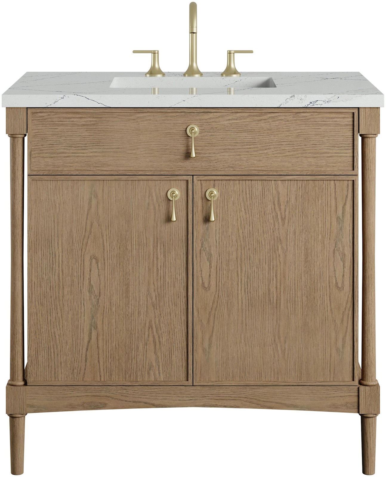 James Martin Vanities D680-V36-3ENC Kinnsden 36″ – Sable Oak