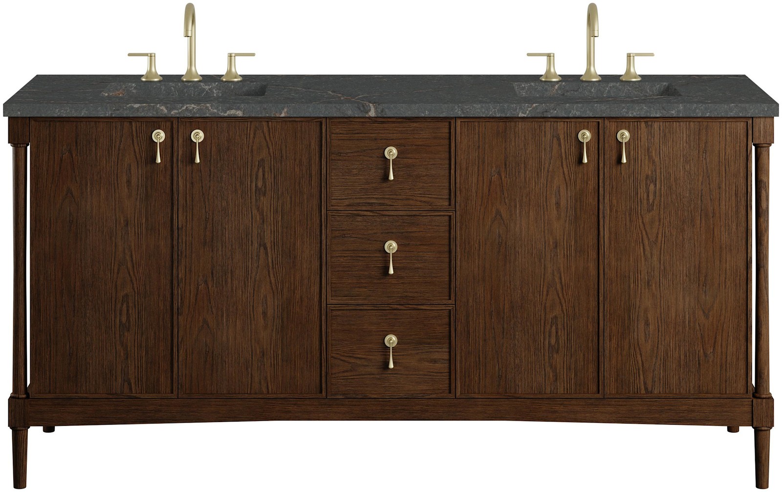 James Martin Vanities D680-V72-3PBL Kinnsden 72″ – Sable Oak