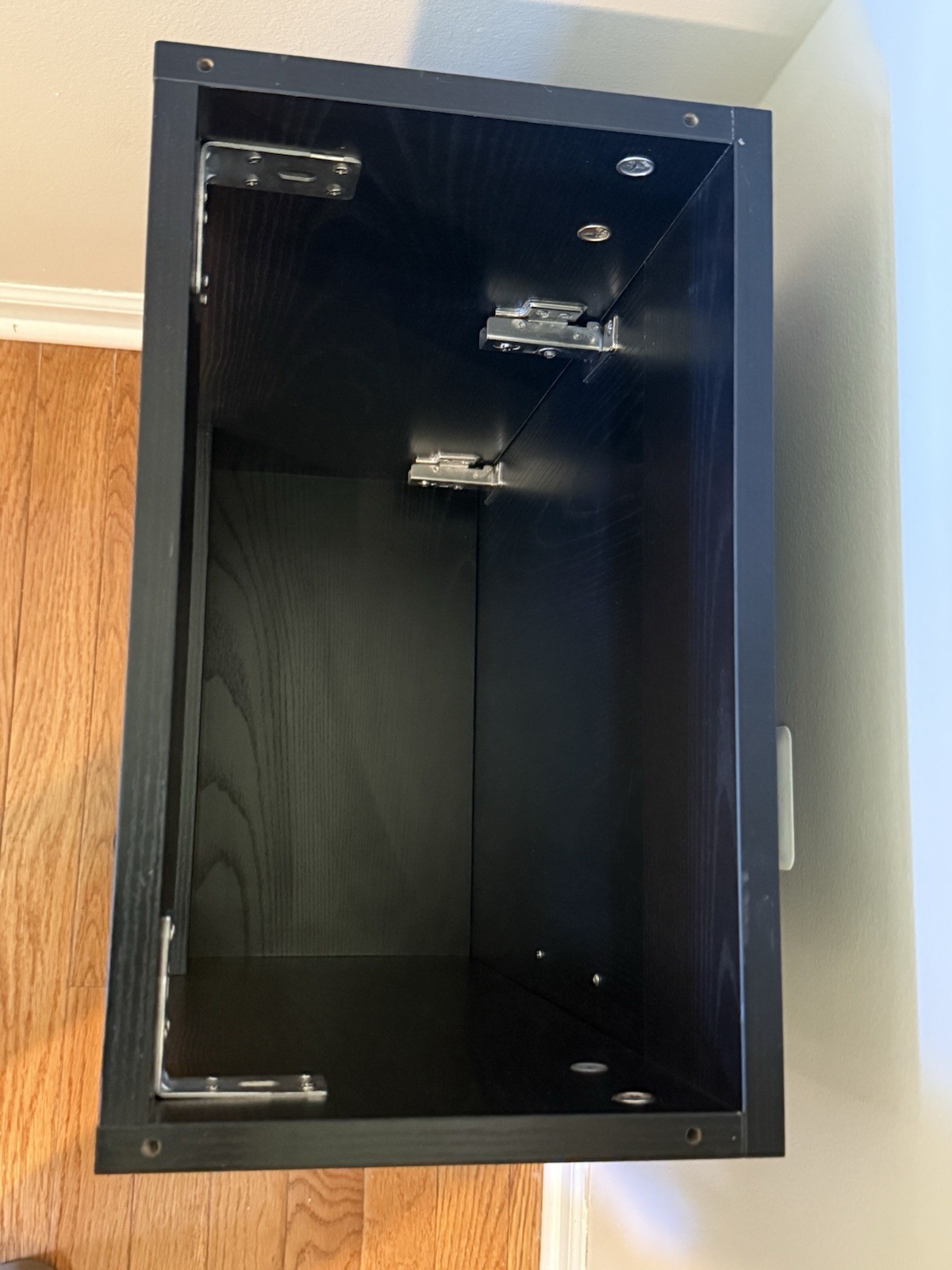 Model # BF101 Sheffield 16.5 in. W x 10 in. D Floating Vanity in Black ONLY Novi