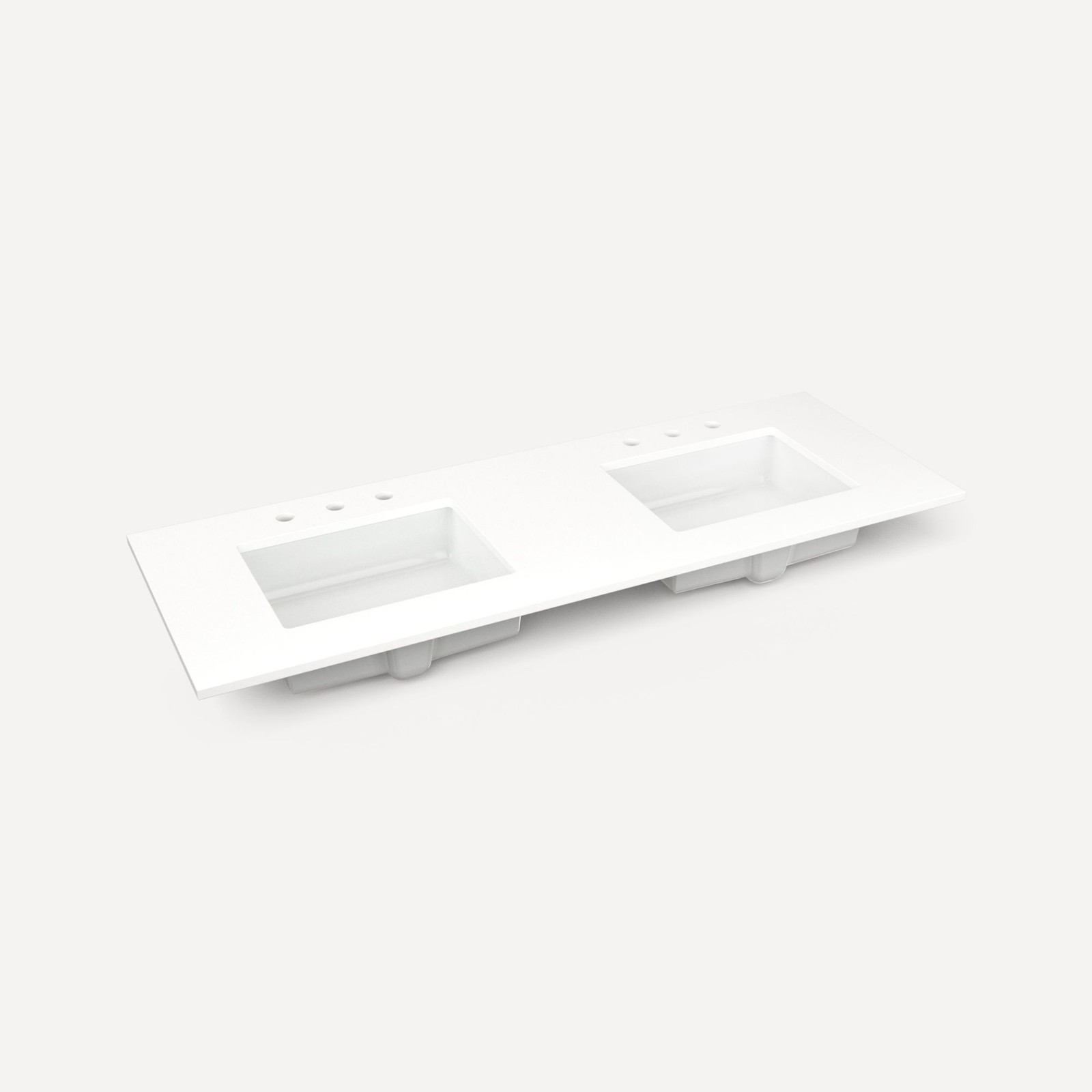 Robern TA60UDO-8CS3 Craft Series 60″ Quartz Vanity Top – White Zeus Extreme