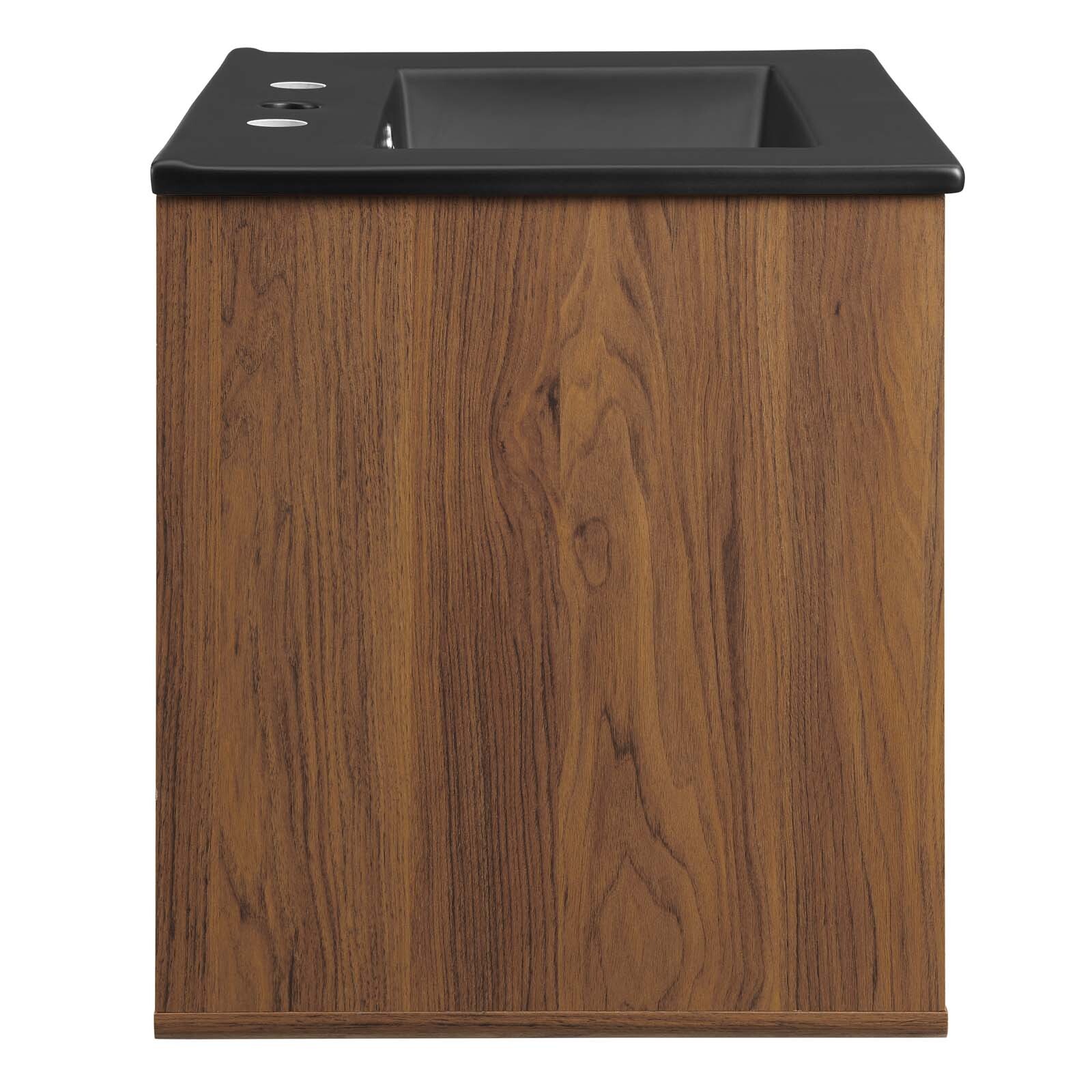 Modway Transmit 24″ Wall-Mount Bathroom Vanity In White Black