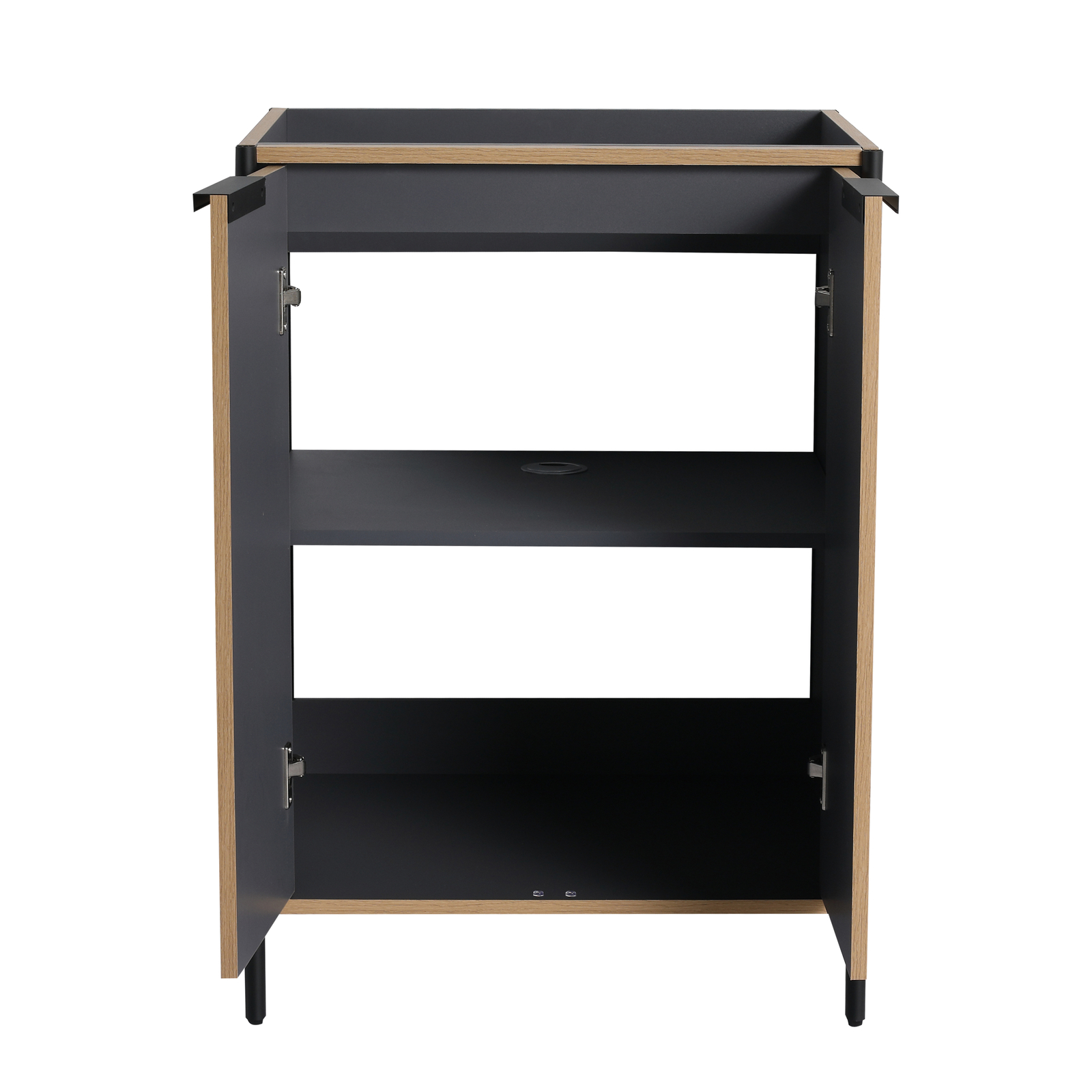 24″ Plywood Freestanding Bathroom Vanity Without Sink Top Included With Doors