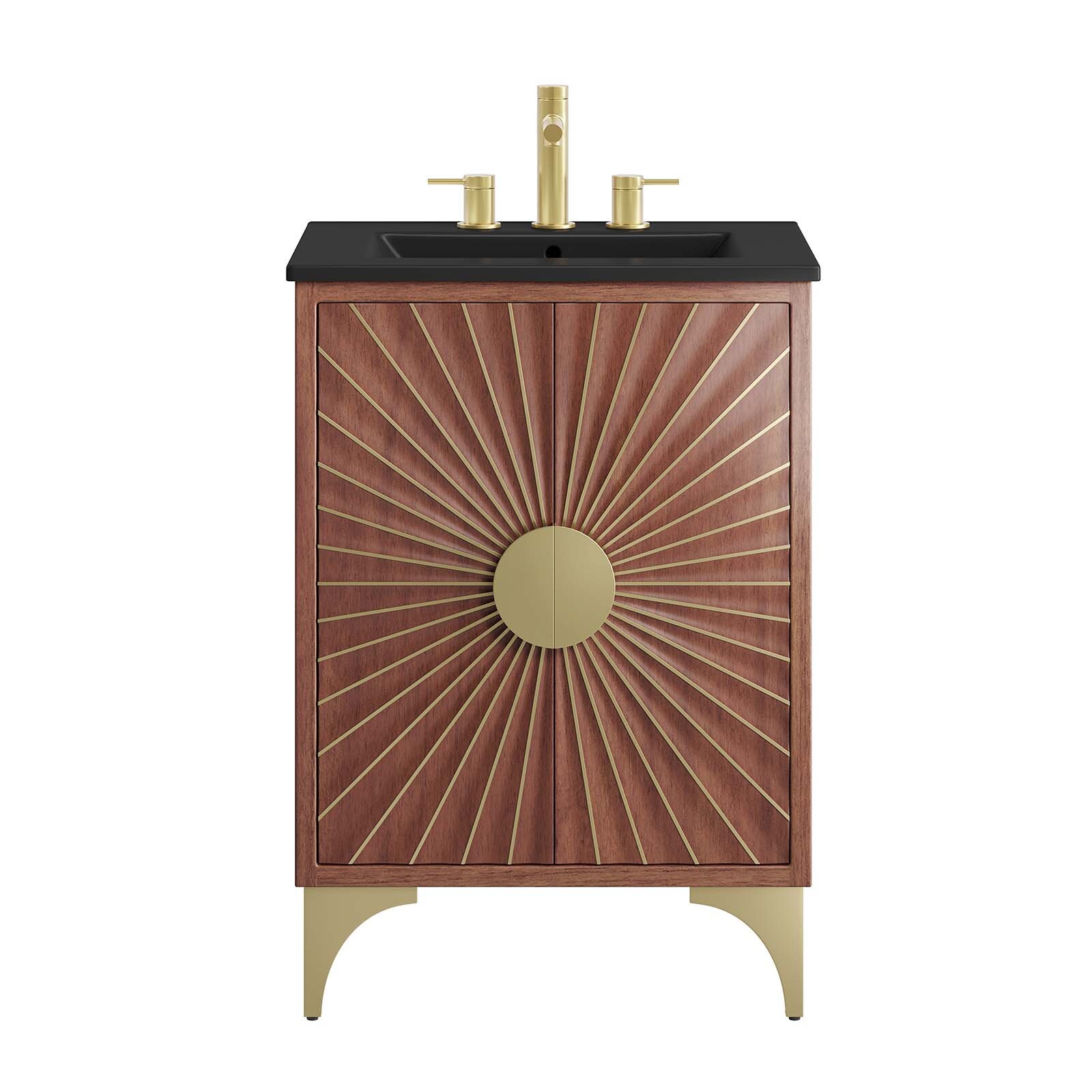 Modway Daylight 24″ Bathroom Vanity in Black Walnut